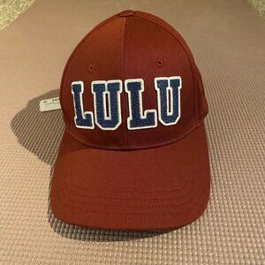 NWT Lululemon Structured Ball Cap *Collegiate Adjustable Strap Hat Maroon S/M